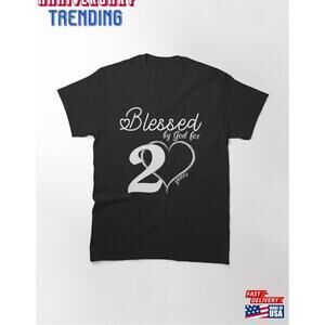 Blessed By God For 20 Years Happy 20Th Birthday Adult Gift Classic Tshirt